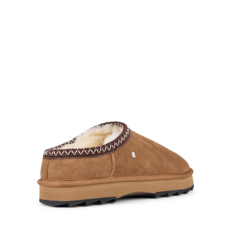 Emu Australia Sharky Scuff Sabot In Montone W13179 Chestnut