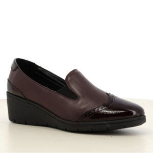 Melluso Mocassino Lavorato Con Elastici E Zeppa K91615Z Lagrein