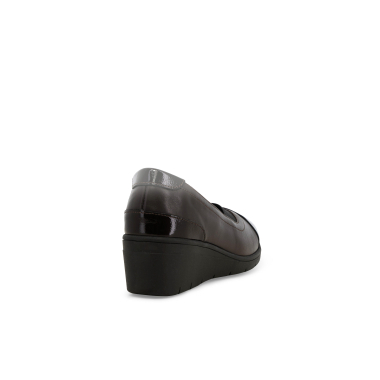 Melluso Mocassino Lavorato Con Elastici E Zeppa K91615Z Lagrein
