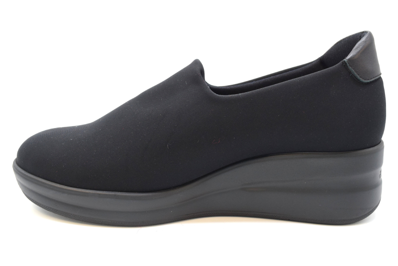 Melluso Slip on in goretex zeppa 5 R25659 Nicole Nero