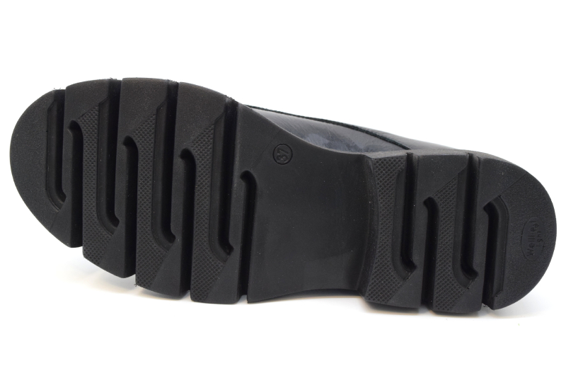 Melluso Francesina 4 buchi  tacco20 R45425 Naplack Nero