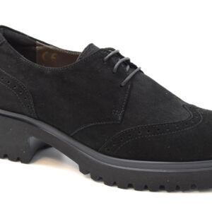 Tomasi INGLESE LACCI T.40 MIRIAM LACCIO Camoscio Nero
