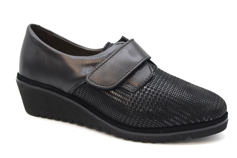 Ziviani Scarpa Donna Elasticizzata 1913 Strong Nero/vitello Nero