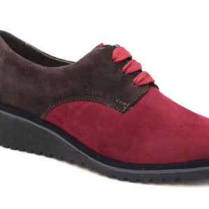 Ziviani Scarpa donna 3 buchi 1933 Camoscio Bordo/t.moro