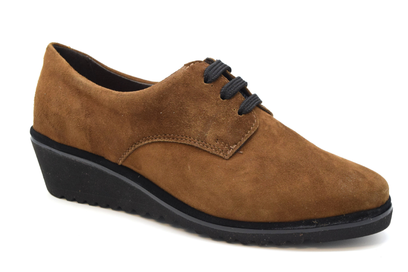 Ziviani Scarpa donna 3 buchi 1933 Camoscio Marrone