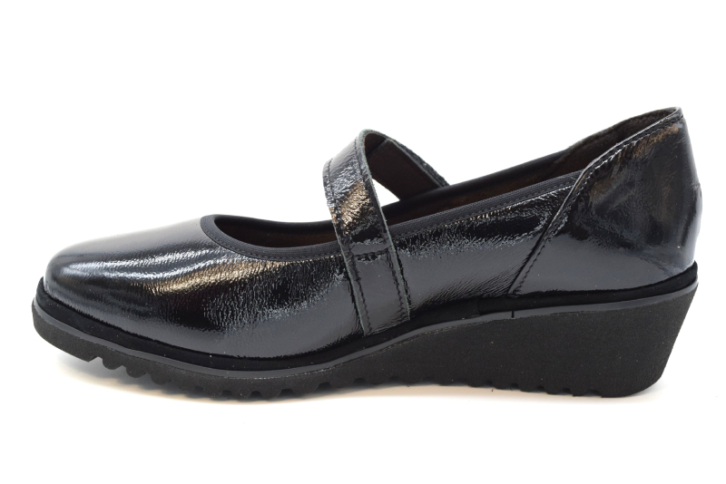 Ziviani Mari jane con cinturino assimettrico 1950 ZEPPA Vernice Nero