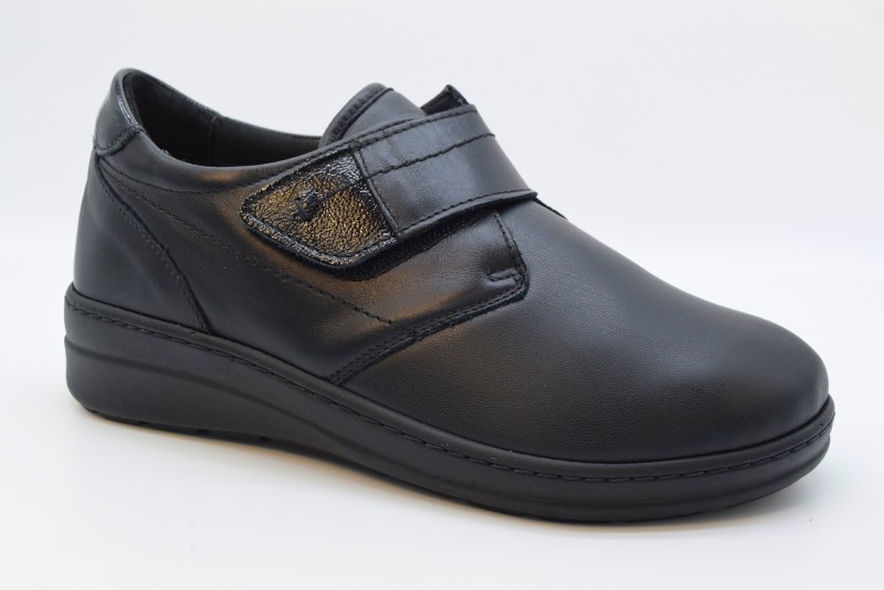 Cinzia Soft Sneakers Ortho Con Velcro Elasticizzato IM54002MN Nero