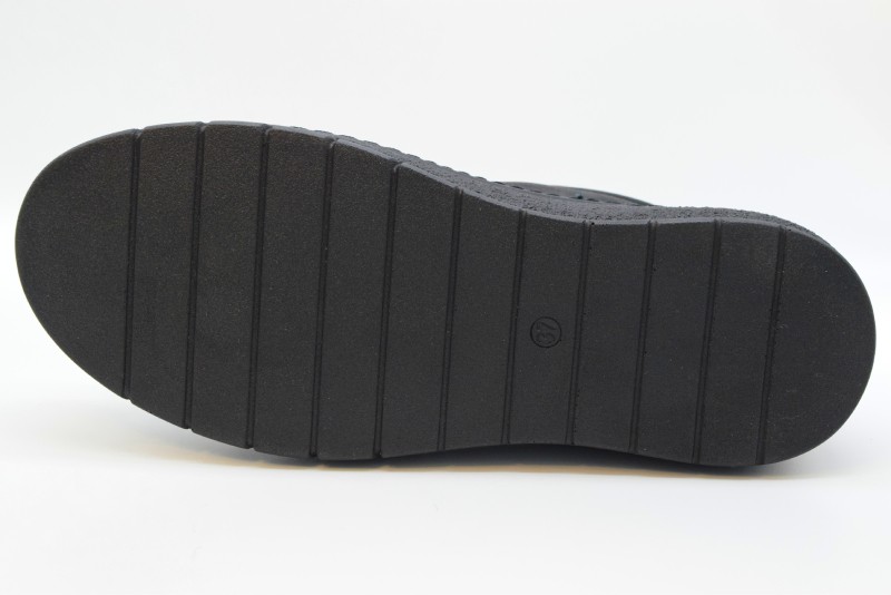 Cinzia Soft Sneakers Estraibile Con Stringa, Cerniera E Zeppa IMB15511273 Nero
