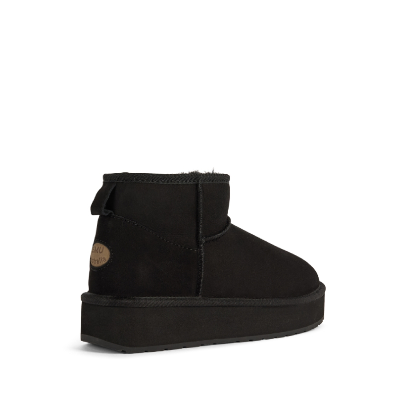 Emu Australia Stinger Micro Flatform 2.0 Montone W13296 Black