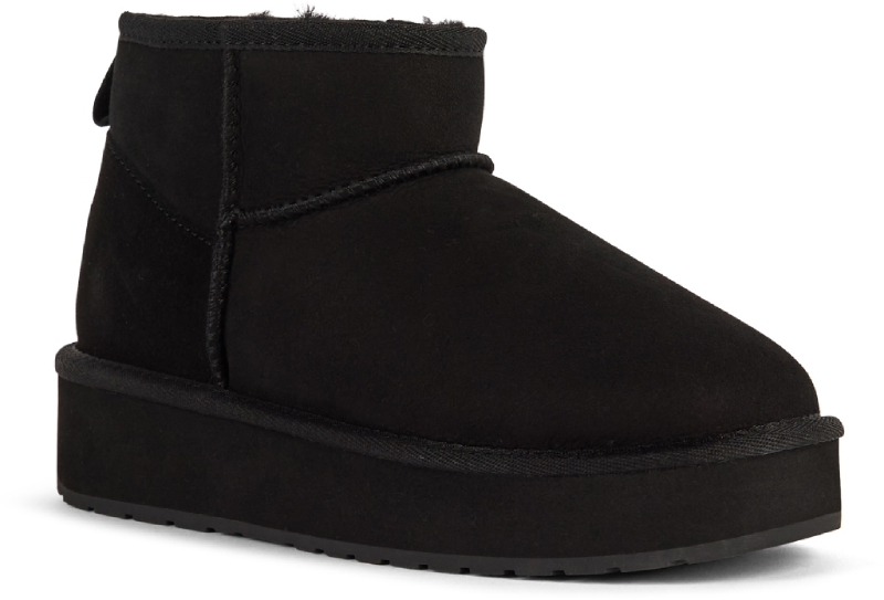 Emu Australia Stinger Micro Flatform 2.0 Montone W13296 Black