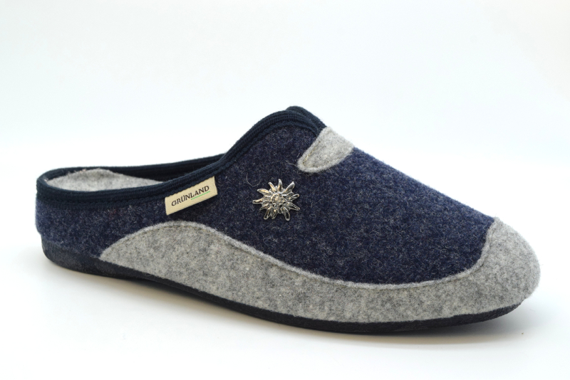 Grunland ADRI Ciabatta plantare estraibile classica CI1672 Cenere Navy