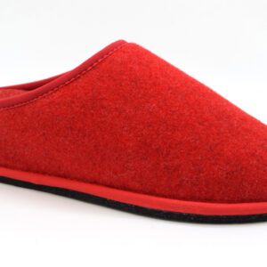 Lowenweiss Pantofola in lana zeppa 4 aperta dietro DIVA -7100 FL Rosso