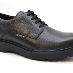 Mephisto Stringata liscia 4 buchi EDDY Nevada 1500 Black