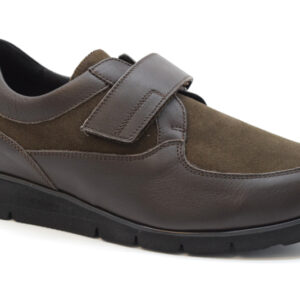 Tomasi Scarpa velcro con calzata ortho 10 TAMARA I Vitello Cacao Camoscio Cacao