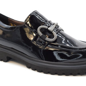 Tomasi Scarpa a mocassino ed accessorio calzata 9 VALERIA Naplak Nero
