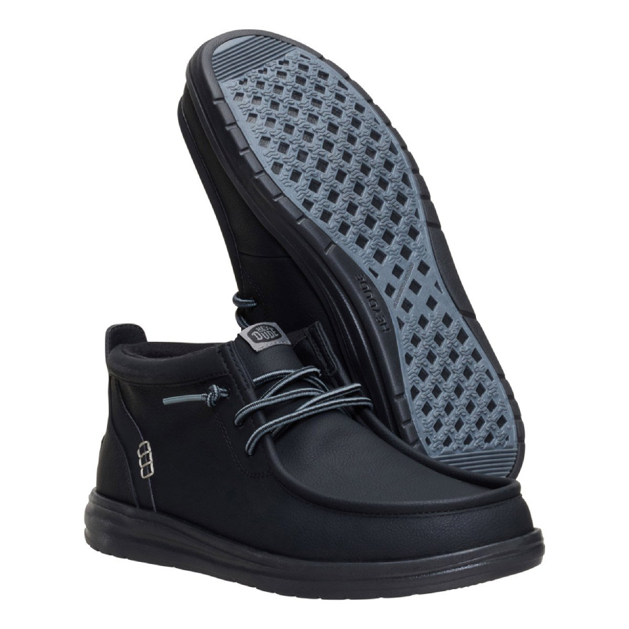 Hey Dude Polacco Due Buchi Uomo WALLY MID GRIPR CLAS Black