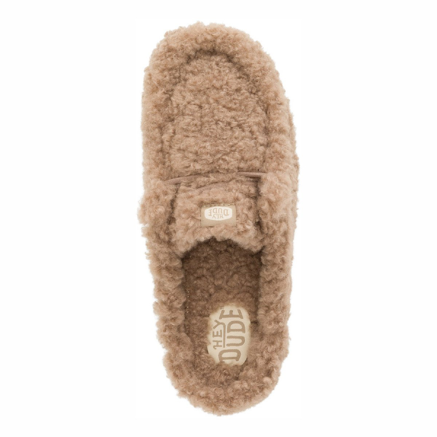 Hey Dude Sabot Estraibile Con Pelliccia WENDY SLIPPER Timber Wolf