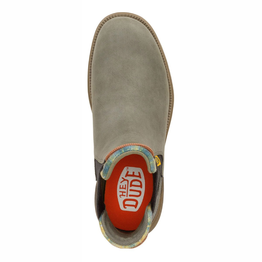 Hey Dude Beetles Uomo Con Due Elastici BRANSON CLASSIC Dusty Olive