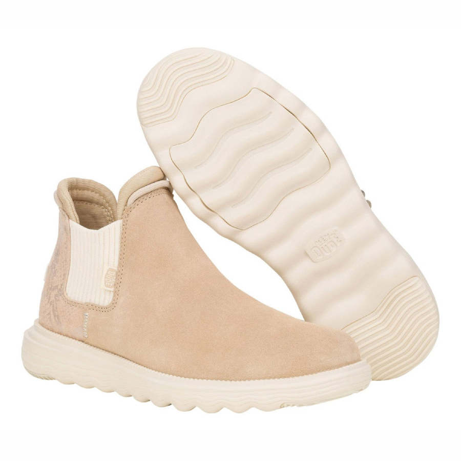 Hey Dude Beetles Con Due Elastici Suede BRANSON W SUEDE NOVE Sand