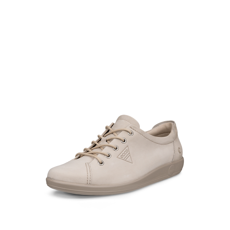 Ecco Sneaker donna Soft 2.0 Tie 206503 E 61510 Pure Cashmere