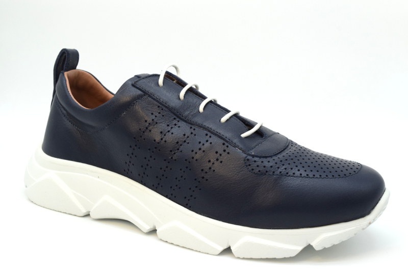 Marro Sneakers sfoderata stringata AMBRA Fiocco Blu Navy