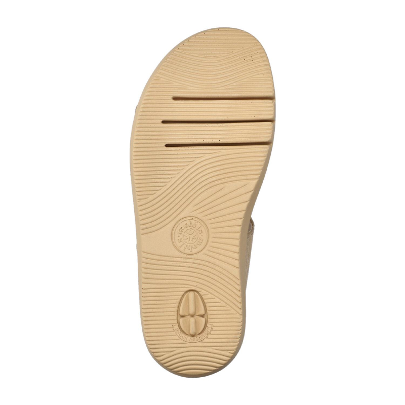 Mephisto Sandalo z 30 plateau doppio velcro FYDA 37302 Gold