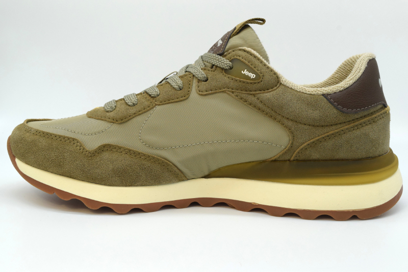 Jeep Sneakers stringata tela JARA JM61020A 036 Khaki