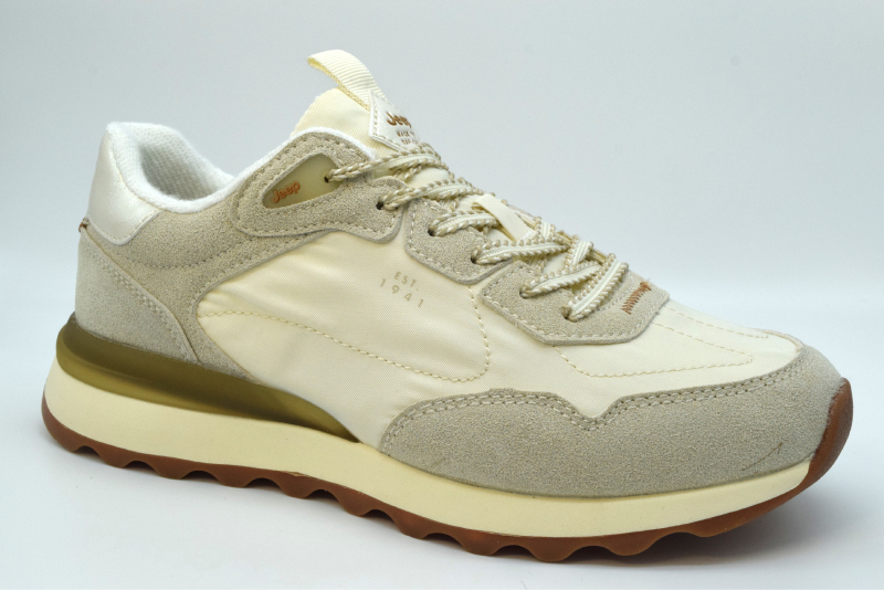 Jeep Sneakers stringata tela donna JARA JL61510A 098 Off White
