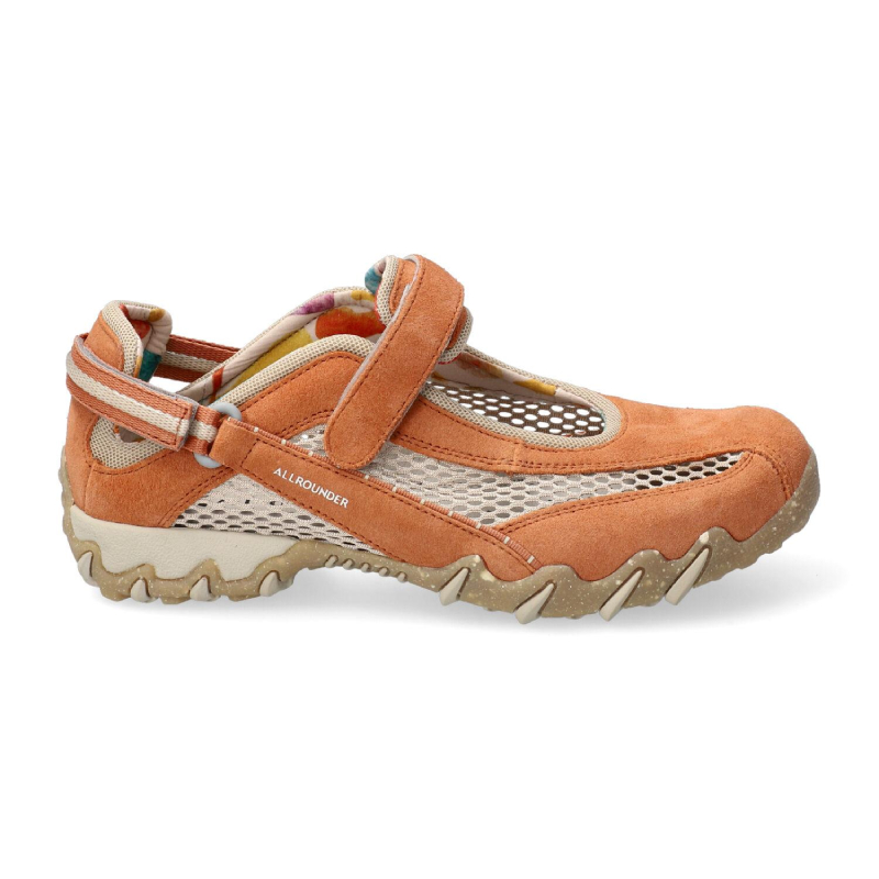 Allrounder Baby Tecnica Sportiva Forata NIRO C.suede 23/o Mesh 12 Caramello/lamb