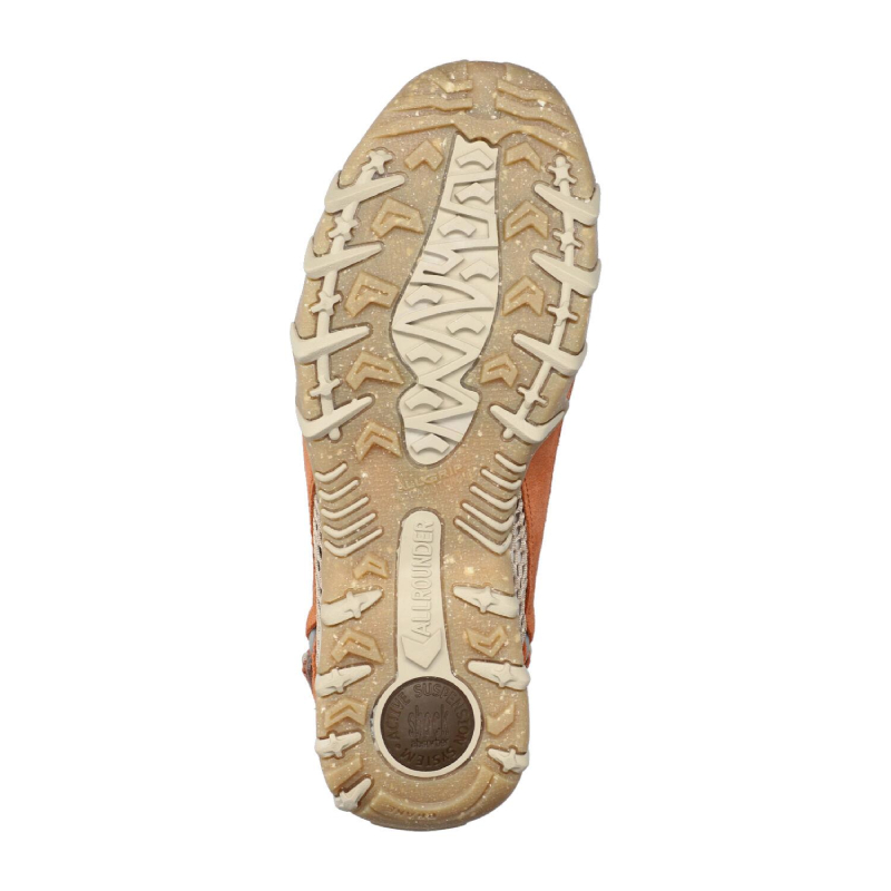 Allrounder Baby Tecnica Sportiva Forata NIRO C.suede 23/o Mesh 12 Caramello/lamb