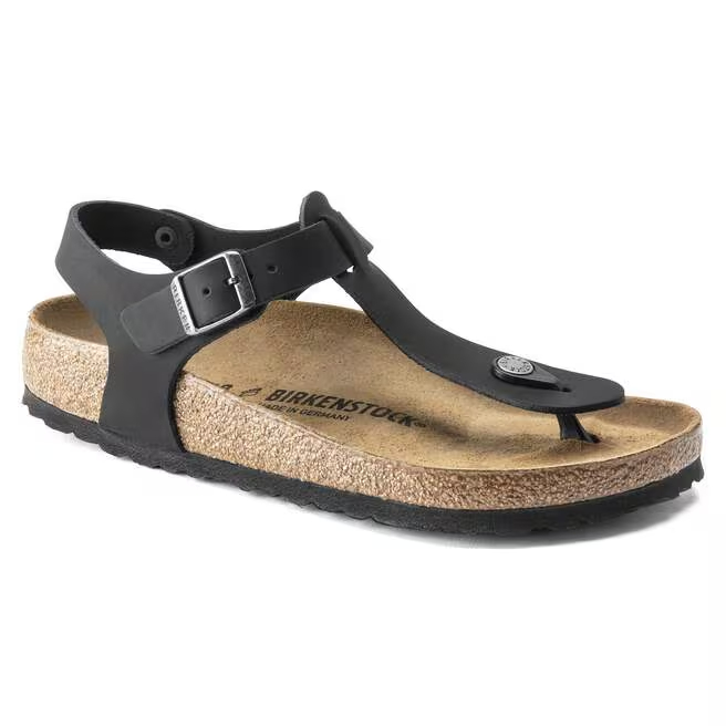 Birkenstock Sandalo Kairo Oiled Leather 147111 Black