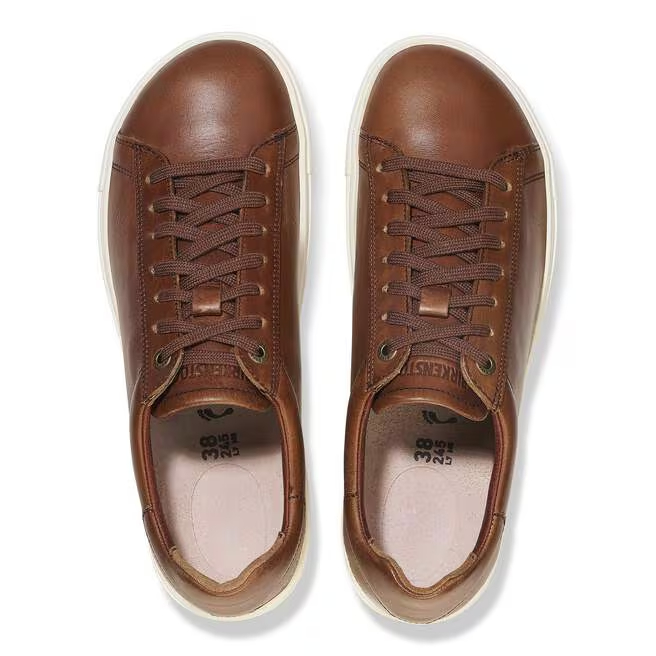 Birkenstock Sneaker Bend Low N Natural Leather 1026177 Cognac
