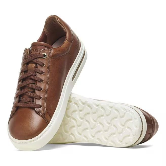 Birkenstock Sneaker Bend Low N Natural Leather 1026177 Cognac
