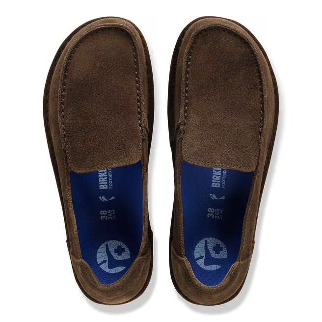 Birkenstock Mocassino Utti Slip On S Suede Leather 1031499 Carafe