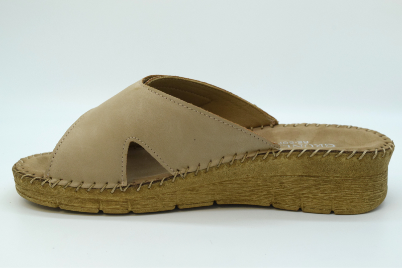 Grunland Ciabatta Palo fasce incrociate CI3099 S.taupe