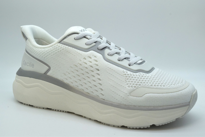 Sabatini Sneakers tessuto fondo tecnico H3840 New Tech Bianco