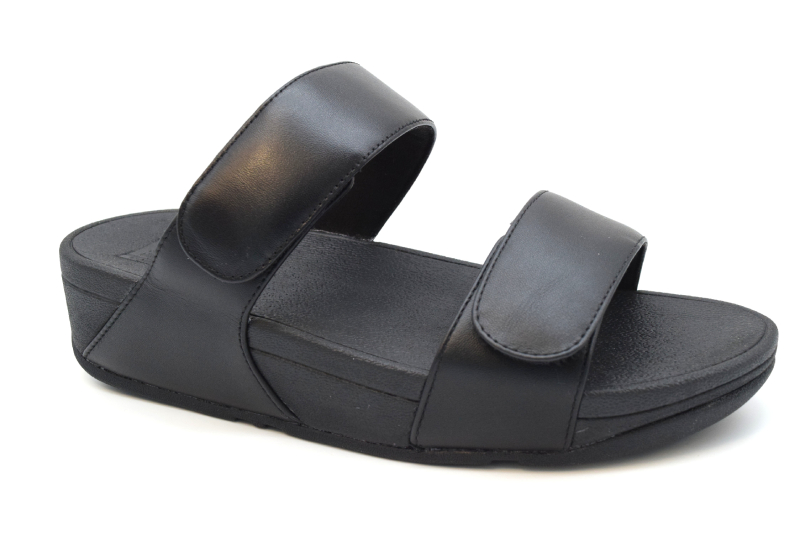 Fitflop Lulu Velcro Adj Sandal Con Regolazioni FV6 All Black 090