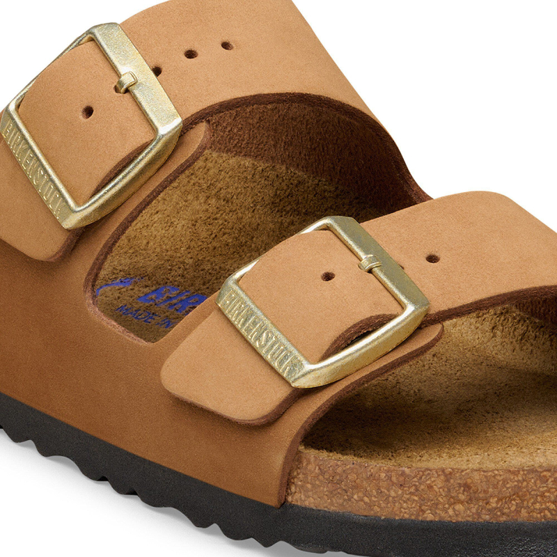 Birkenstock Ciabatta Arizona SFB Nubuck Leather 1032086 Mink