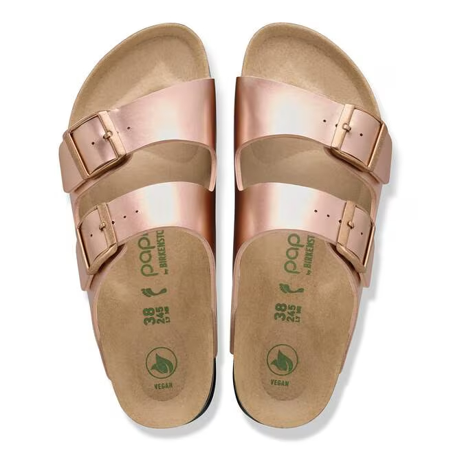 Birkenstock Ciabatta Arizona Veg Platform Birko Flor 1031270 Metallic Copper